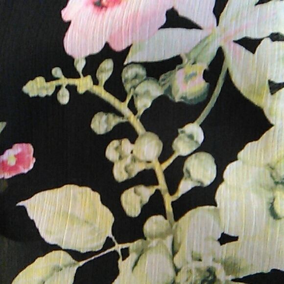 NWT Tommy Hilfiger Dark Floral Dresd - Picture 15 of 16